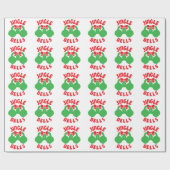 kersttraining Jingle "Kettle Bells" Cadeaupapier (Vlak)