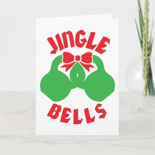 kersttraining Jingle "Kettle Bells" Feestdagen Kaart (Voorkant)