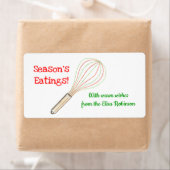 Kersttraktaties Label / Bak Label (rood groen) (Insitu)