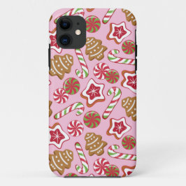 Kersttraktaties - roze Case-Mate iPhone case