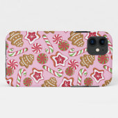 Kersttraktaties - roze Case-Mate iPhone case (Achterkant (horizontaal))