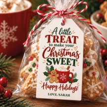Kersttraktaties voor buren Aangepaste naam
