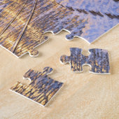 Kersttram Stadsscene Legpuzzel (Zijkant)