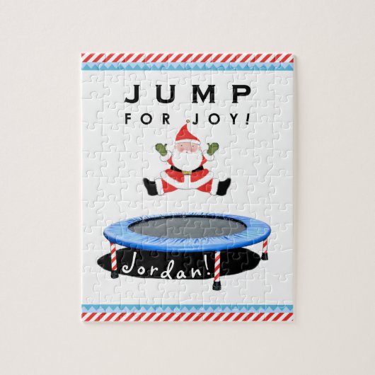 Kersttrampoline Jigzaag Puzzle Legpuzzel (Verticaal)