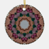 KerstTreat Fractal Keramisch Ornament (Voorkant)