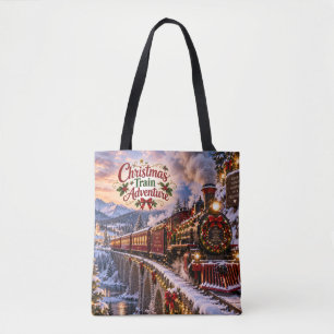 Kersttrein Avonturen Tote Bag