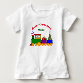 Kersttrein Baby Romber Romper