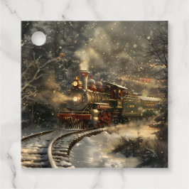 Kersttrein Bedankjes Labels