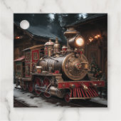 Kersttrein Bedankjes Labels (Voorkant)