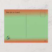 Kersttrein bij Slipperywindow Feestdagenkaart (Achterkant)