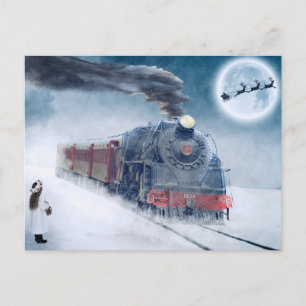 Kersttrein briefkaart