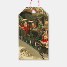  kersttrein cadeaulabel