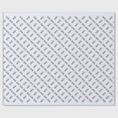 Kersttrein Cadeaupapier (Vlak)