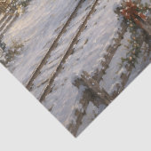 Kersttrein Decoupage Tissuepapier (Detail)