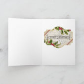 Kersttrein Feestdagen Kaart (Binnen)