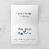 Kersttrein Feestdagen Kaart (Binnen)