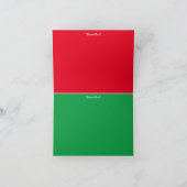 Kersttrein Feestdagen Kaart (Binnen)