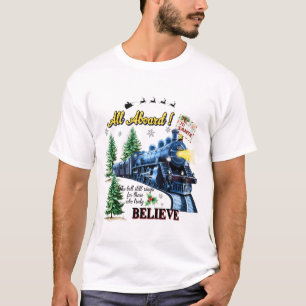 Kersttrein – Geloof Vakantie Stoom T-shirt