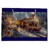 Kersttrein Groot Cadeauzakje (Achterkant)