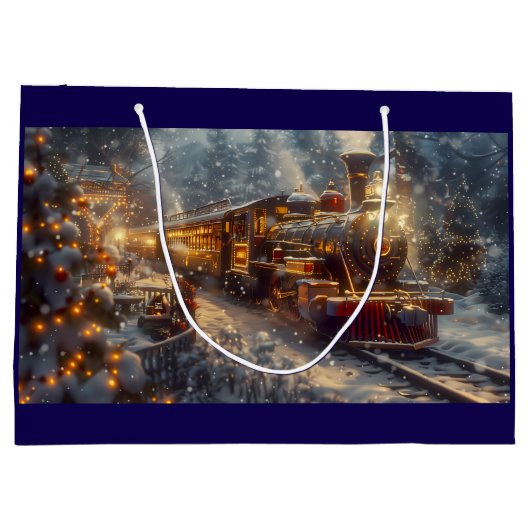 Kersttrein Groot Cadeauzakje (Achterkant)