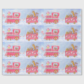 Kersttrein Inpakpapier (Vlak)