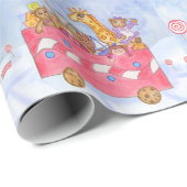 Kersttrein Inpakpapier (Rol Hoek)