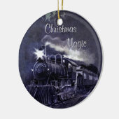  kersttrein keramisch ornament (Links)