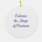  kersttrein keramisch ornament (Achterkant)