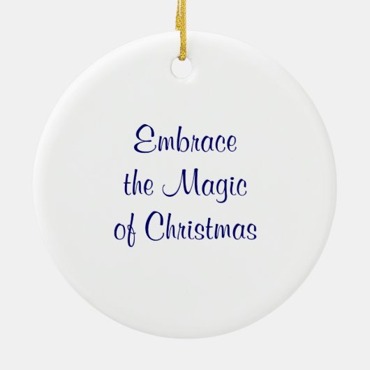 kersttrein keramisch ornament (Achterkant)