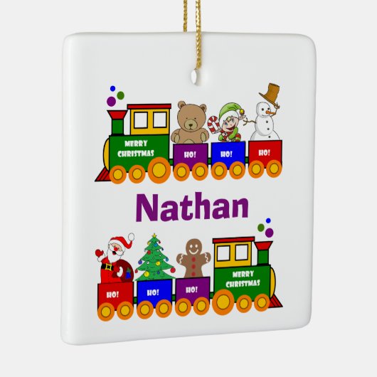 Kersttrein Keramisch Ornament (Rechts)