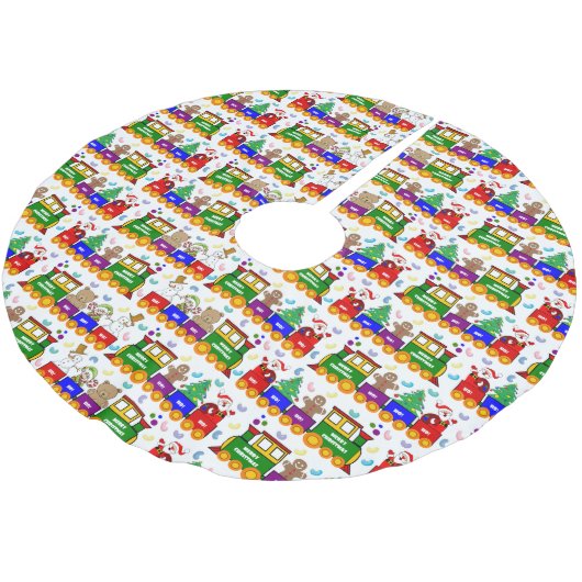 Kersttrein Kerstboom Rok (Gekanteld)