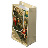  kersttrein klein cadeauzakje (Achterkant Gekanteld)