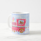 Kersttrein Koffiemok (Voorkant links)