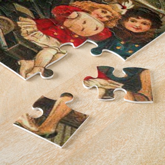  kersttrein legpuzzel (Zijkant)