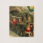  kersttrein legpuzzel (Verticaal)