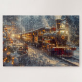 Kersttrein Legpuzzel (Horizontaal)