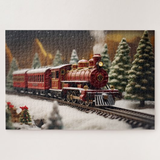 Kersttrein Legpuzzel (Horizontaal)