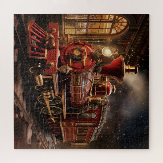 Kersttrein Legpuzzel (Horizontaal)