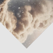 Kersttrein met Holiday Wreath Decoupage Tissuepapier (Detail)