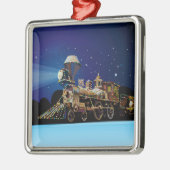 Kersttrein Metalen Ornament (Links)