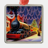 Kersttrein Metalen Ornament (Voorkant)