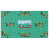 Kersttrein op Tiel Tafelkleed (Voorkant (Horizontaal))