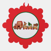 Kersttrein Ornament Kaart (Voorkant)