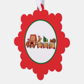 Kersttrein Ornament Kaart (Links)