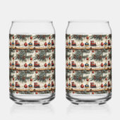 Kersttrein Ornamenten Pine Branches Blikvorm Glas (Voorkant)