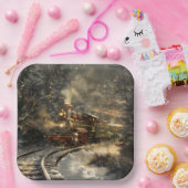 Kersttrein Papieren Bordje (Feest)