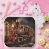 Kersttrein Papieren Bordje (Feest)