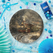 Kersttrein Papieren Bordje (Feest)