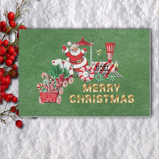 Kersttrein Pepermunt Wielen Santa Letters Tissuepapier