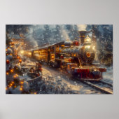 Kersttrein Poster (Voorkant)